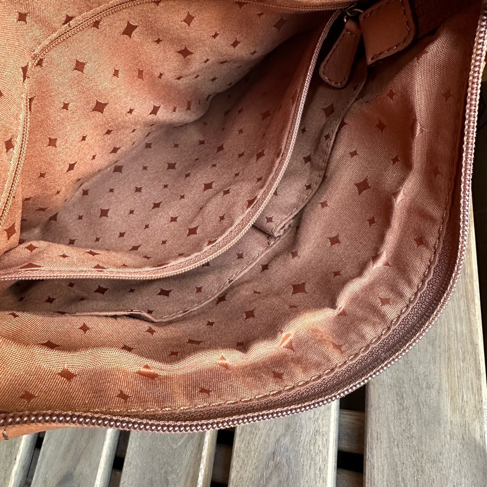Fossil Morgan Traveler Brown Leather Crossbody Bag - Picture 6 of 16